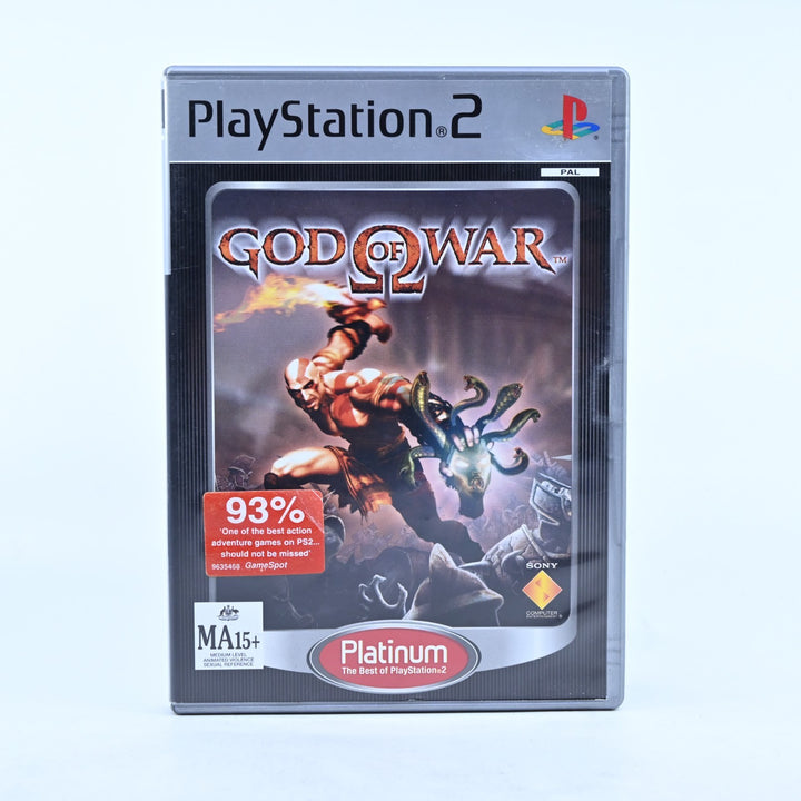God of War - Sony Playstation 2 / PS2 Game + Manual - PAL - MINT DISC!