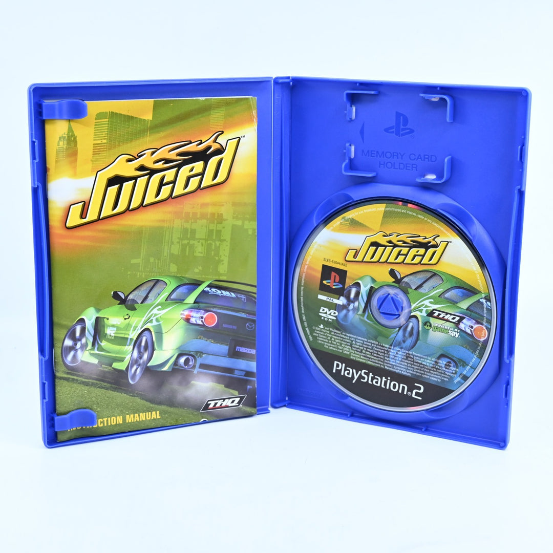 Juiced - Sony Playstation 2 / PS2 Game + Manual - PAL - NEAR MINT DISC!