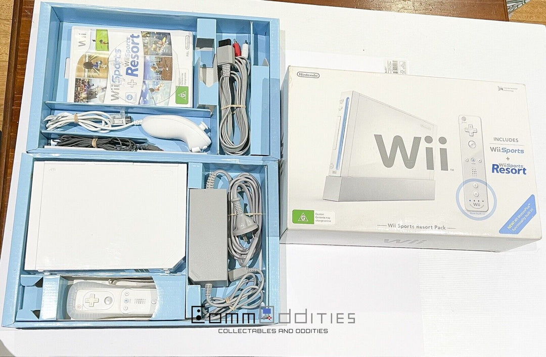 Nintendo Wii Sports Resort Pack - Nintendo Wii Boxed Console - PAL - FREE POST!