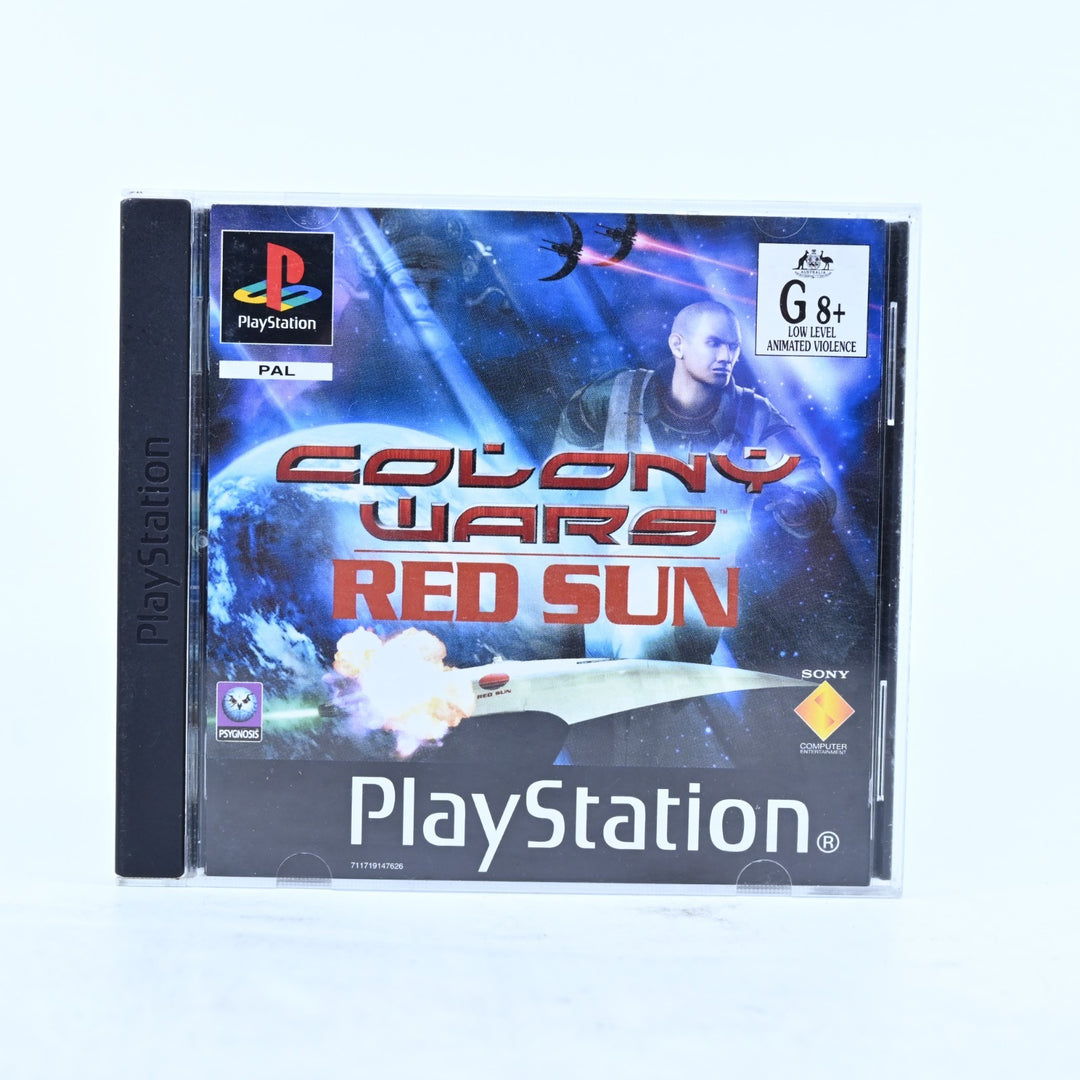 Colony Wars - Red Sun - Sony Playstation 1 / PS1 Game + Manual - PAL