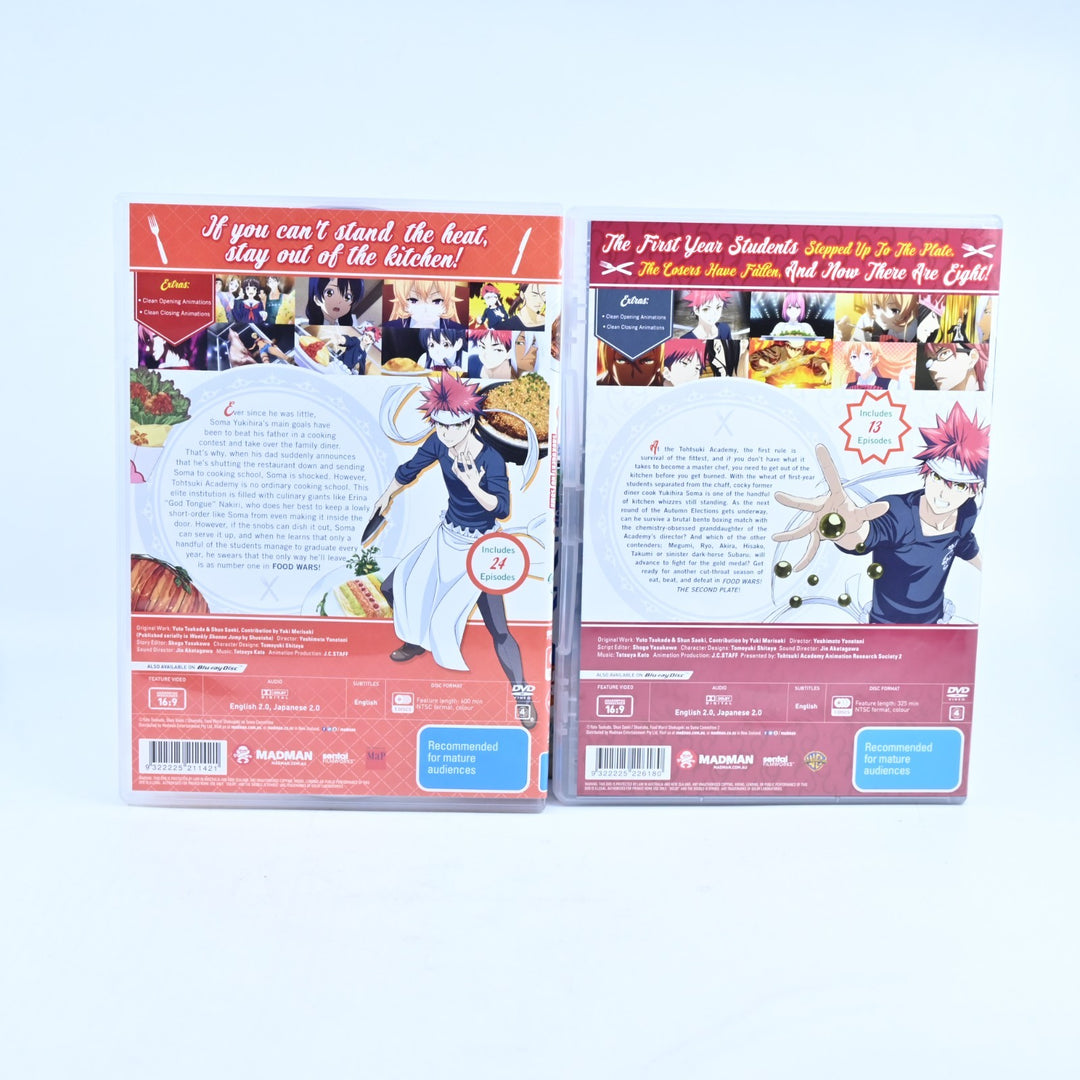 Food Wars - Complete Seasons 1 & 2 - Region 4 - Anime DVD