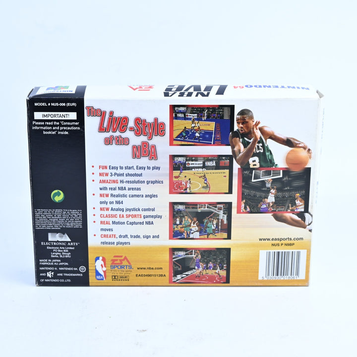 NBA Live 99 - N64 / Nintendo 64 Boxed Game - PAL - FREE POST!