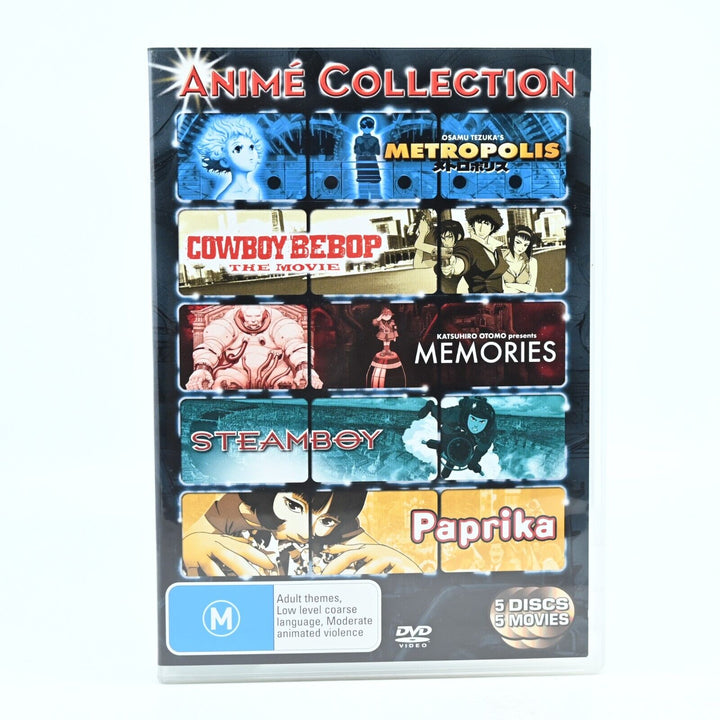 Anime 5-Disc Collection: Metropolis/Cowboy Bebop/Memories/Steamboy/Paprika Anime