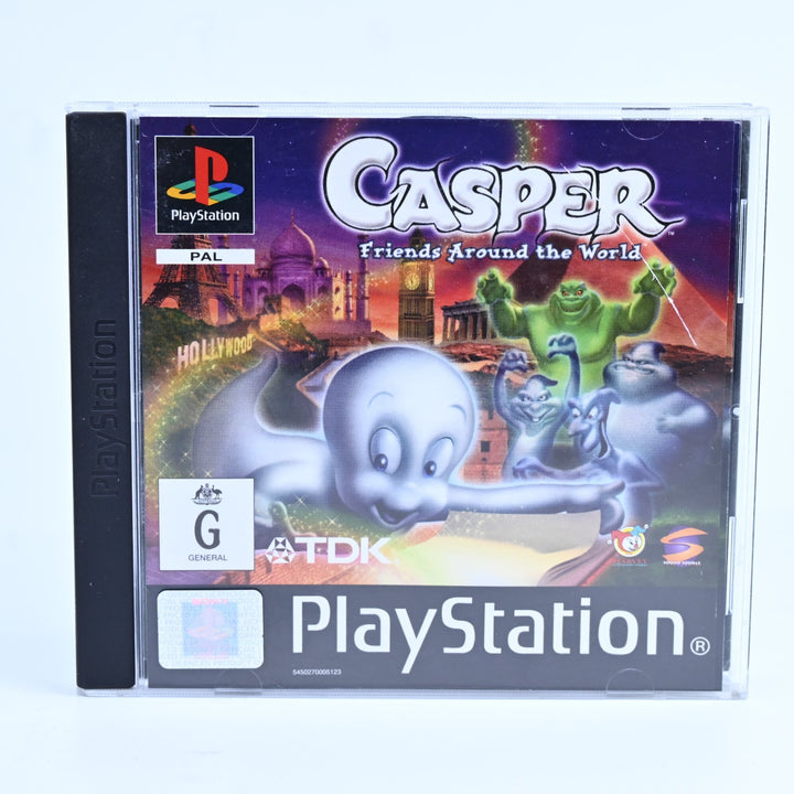 Casper: Friends Around the World - Sony Playstation 1 / PS1 Game + Manual - PAL