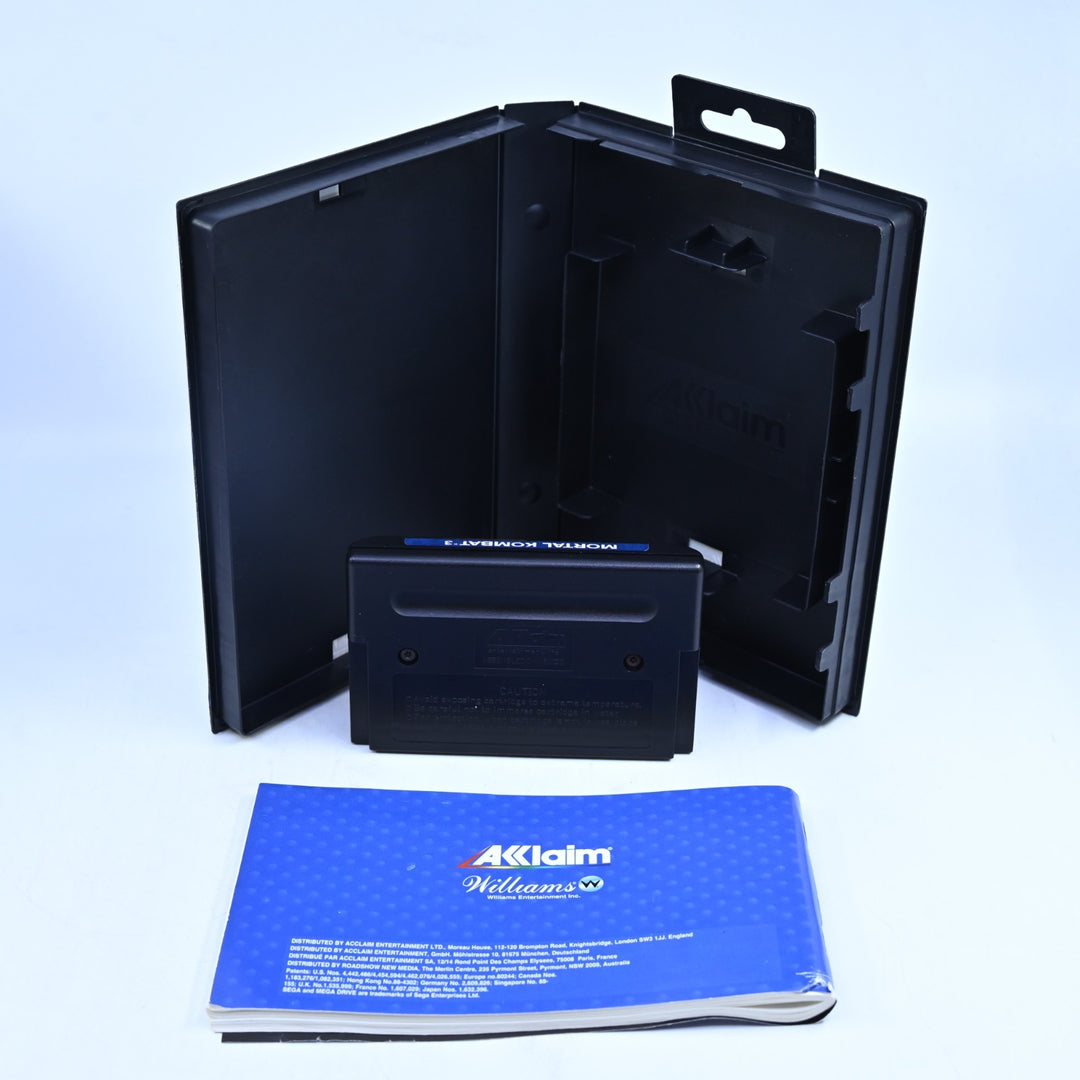 Mortal Kombat 3 - Sega Mega Drive Game + Manual - PAL - FREE POST!