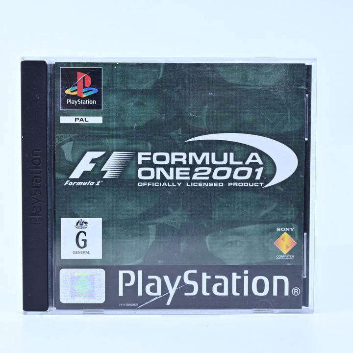 Formula One 2001 - Sony Playstation 1 / PS1 Game + Manual - PAL - MINT DISC!