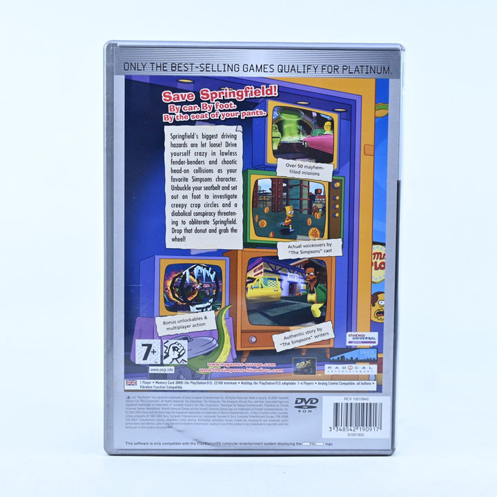 The Simpsons Hit & Run - PS2 Game + Manual - PAL - MINT DISC!