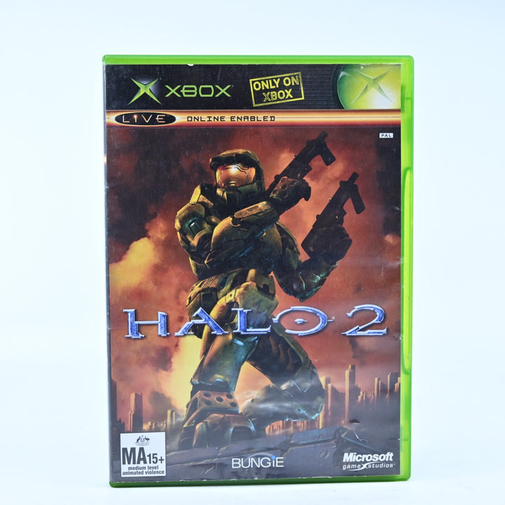Halo 2 - Original Xbox Game + Manual - PAL - MINT DISC!