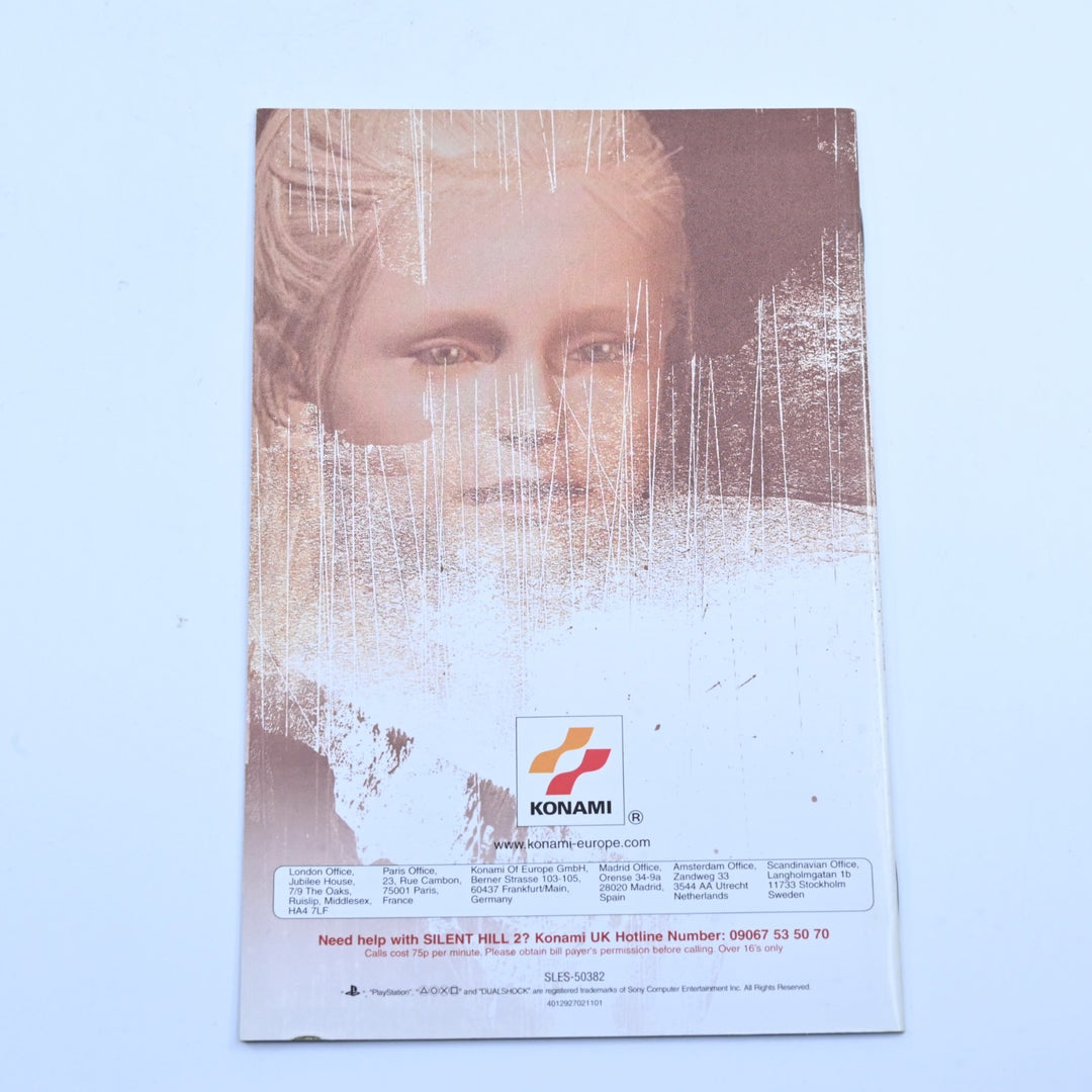 Silent Hill 2 - Sony Playstation 2 / PS2 Game + Manual - PAL - MINT DISC!
