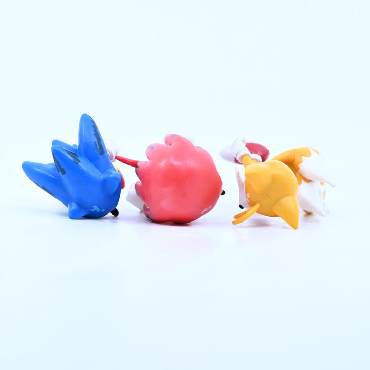 Pixelated Classic Sonic Knuckles & Tails - Tomy 3-Pack - Figures