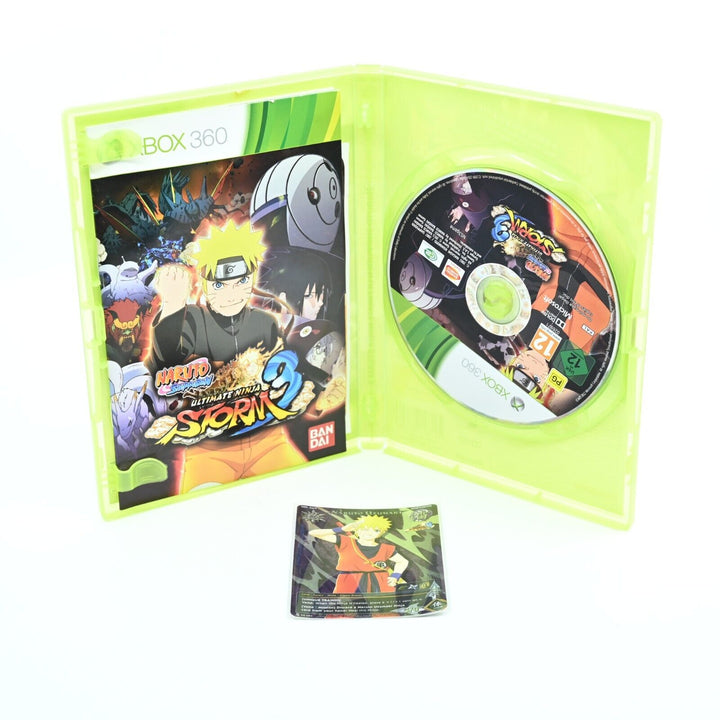 Naruto Shippuden Ultimate Ninja Storm 3 - Xbox 360 Game - PAL + Card! MINT DISC