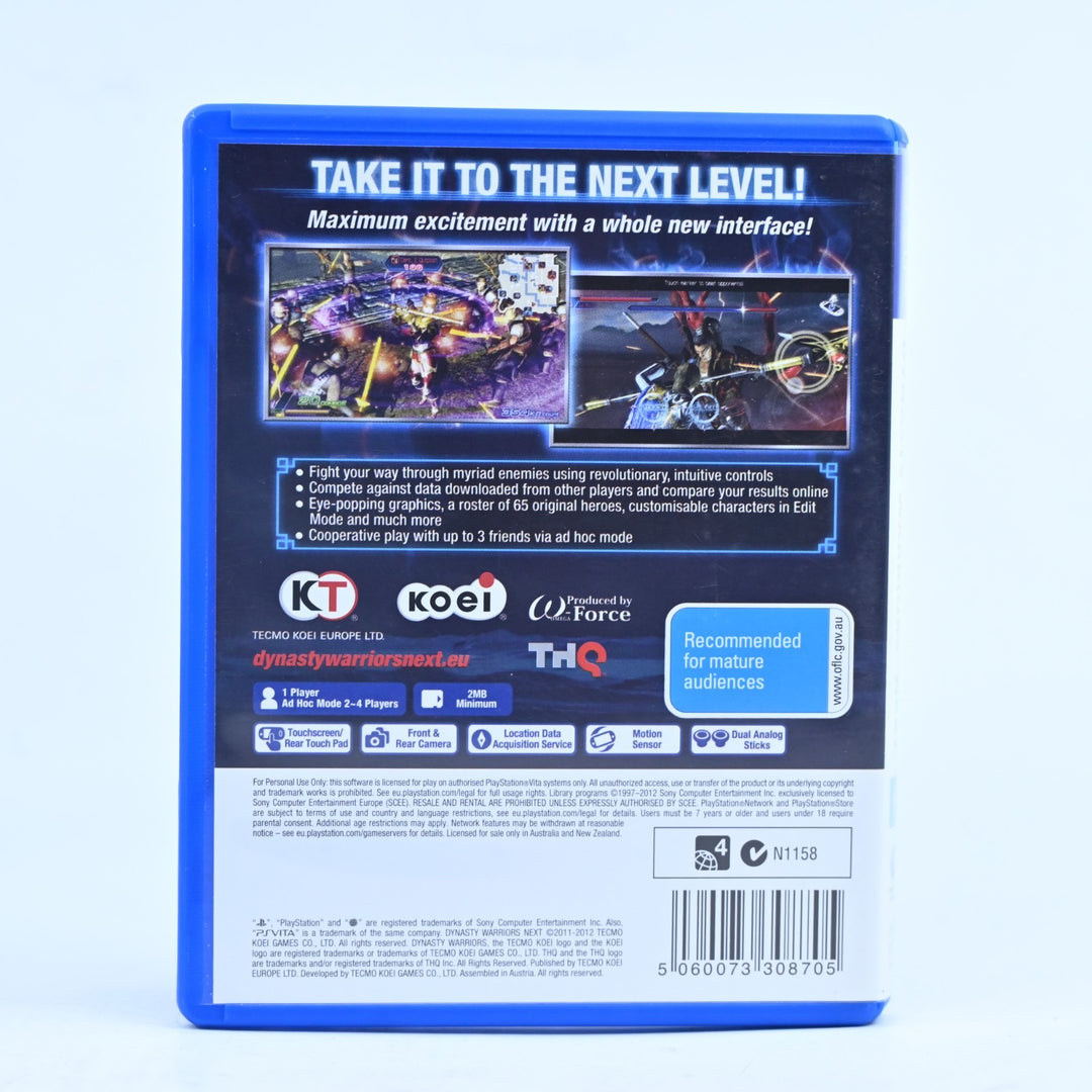 Dynasty Warriors Next - Sony PS Vita Game - FREE POST!