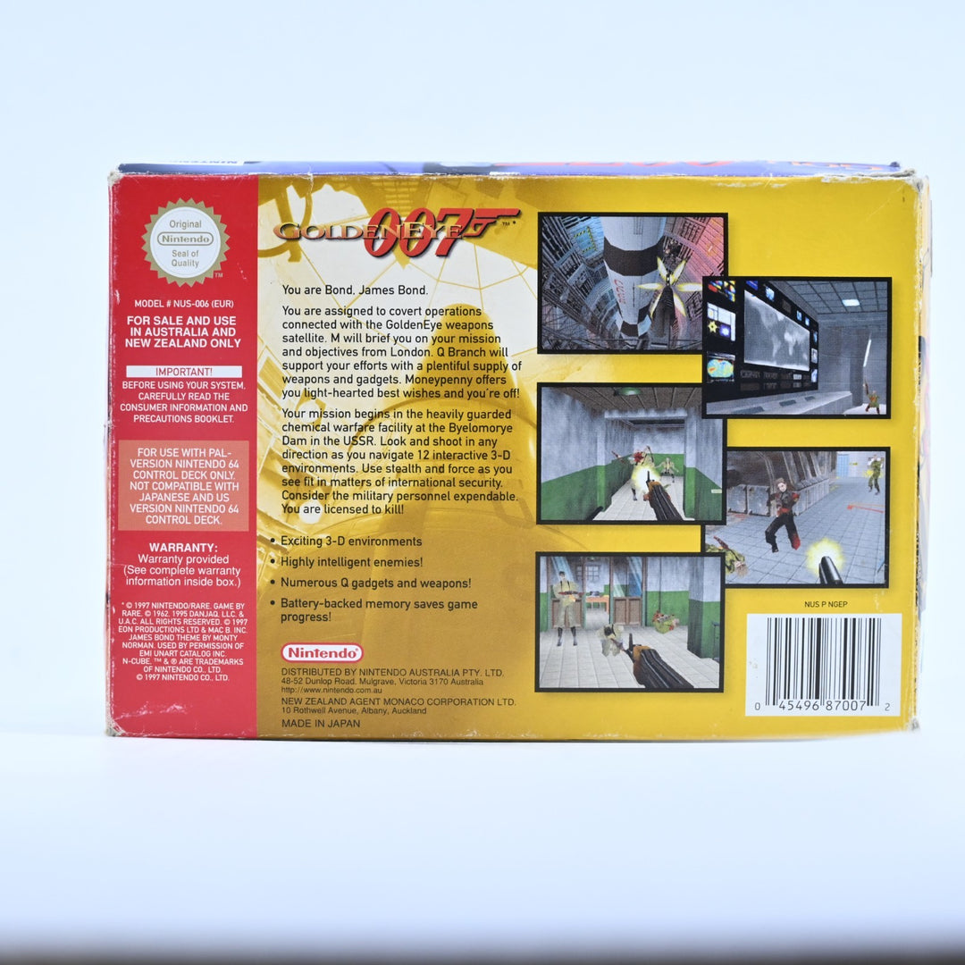 GoldenEye 007 - N64 / Nintendo 64 Boxed Game - PAL - FREE POST!