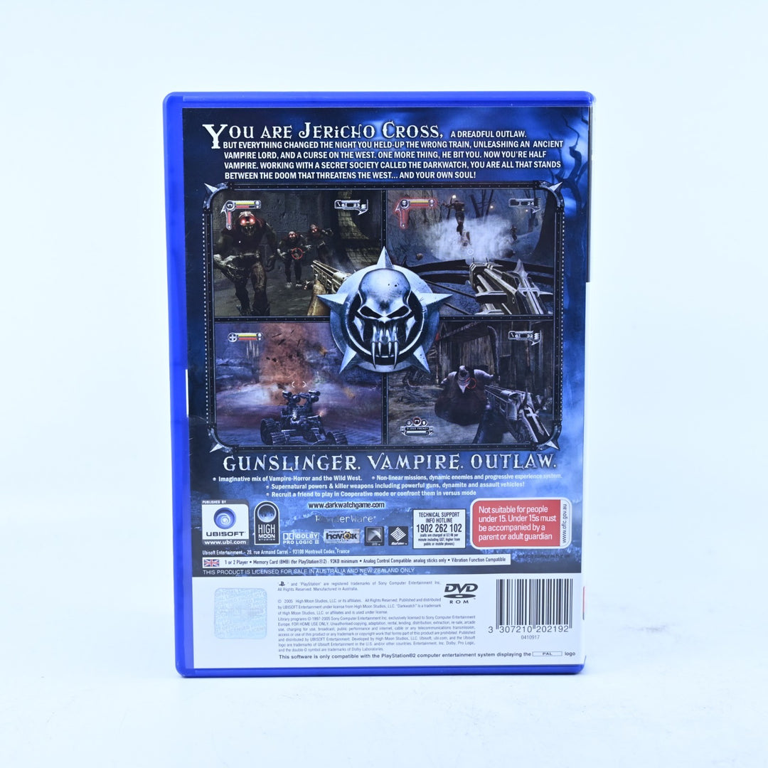 Darkwatch - Sony Playstation 2 / PS2 Game + Manual - PAL - MINT DISC!