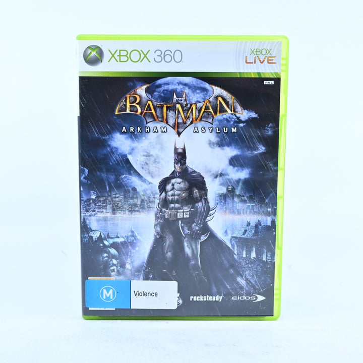 Batman Arkham Asylum - Xbox 360 Game + Manual - PAL - MINT DISC!