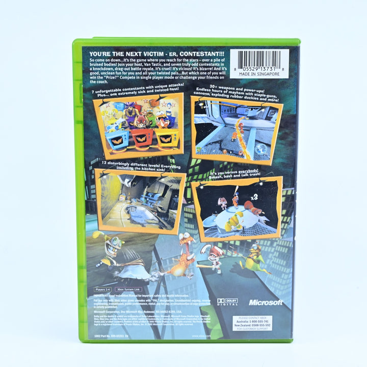 Whacked! - Original Xbox Game + Manual - PAL - NEAR MINT DISC!