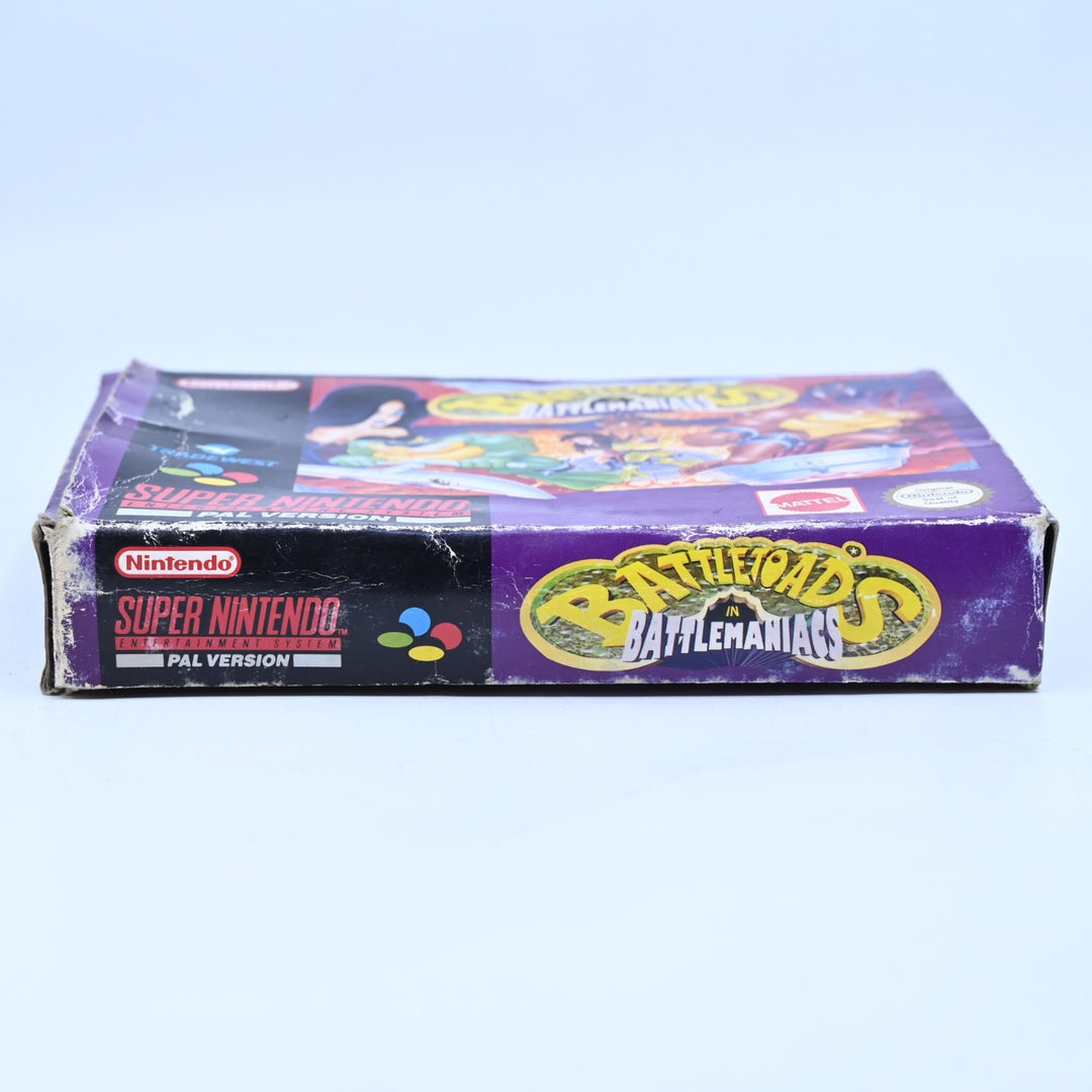 Battletoads in Battlemaniacs - Super Nintendo / SNES Boxed Game - PAL