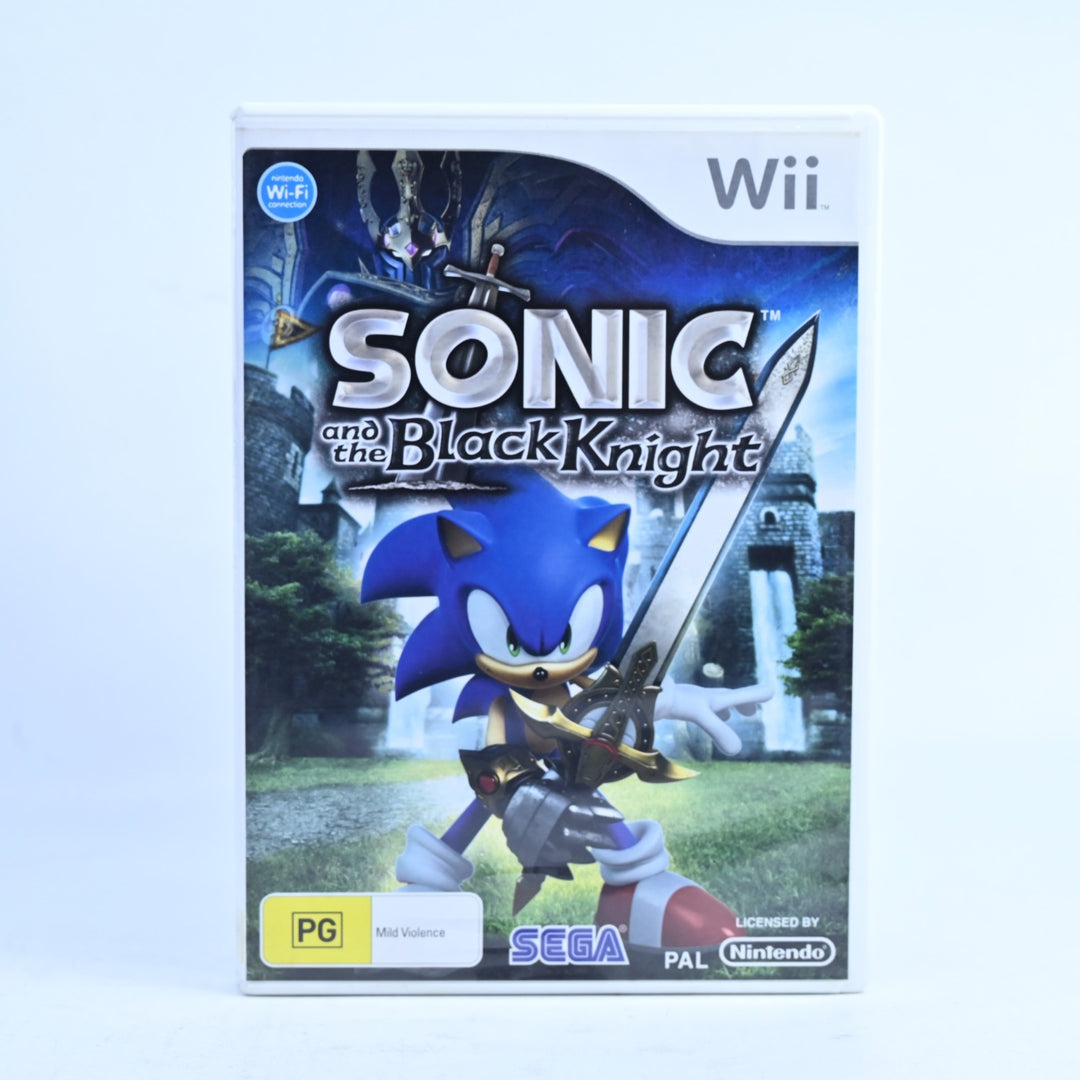 Sonic and the Black Knight - Nintendo Wii Game + Manual - PAL - MINT DISC!
