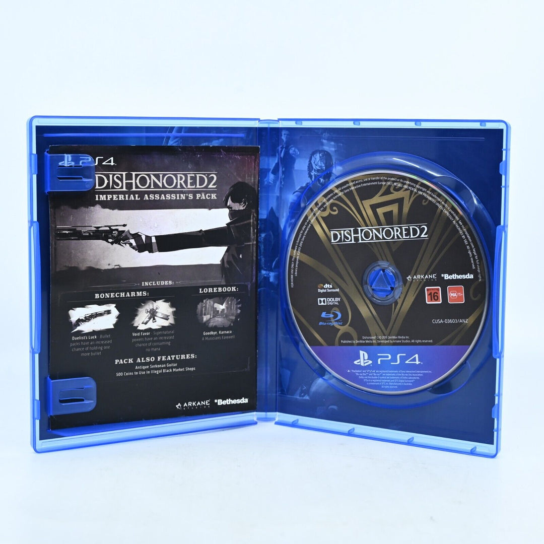 Dishonored 2 - Sony Playstation 4 / PS4 Game - FREE POST!