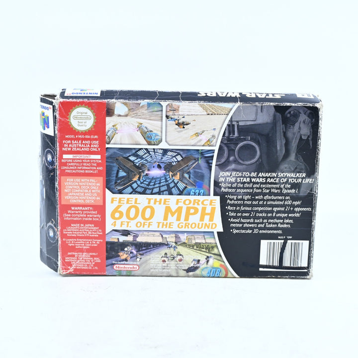 Star Wars Episode 1 Racer - N64 / Nintendo 64 Boxed Game - PAL - FREE POST!