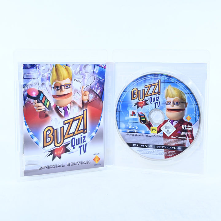 Buzz! Quiz TV Special Edition - Sony Playstation 3 / PS3 Game + Manual