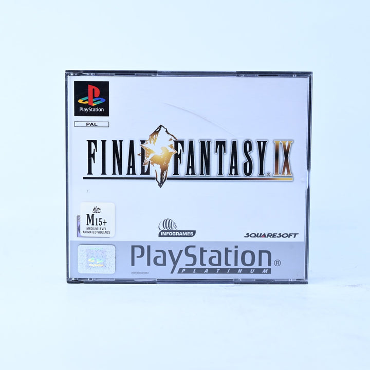 Final Fantasy IX - Sony Playstation 1 / PS1 Game + Manual - PAL - MINT DISC!