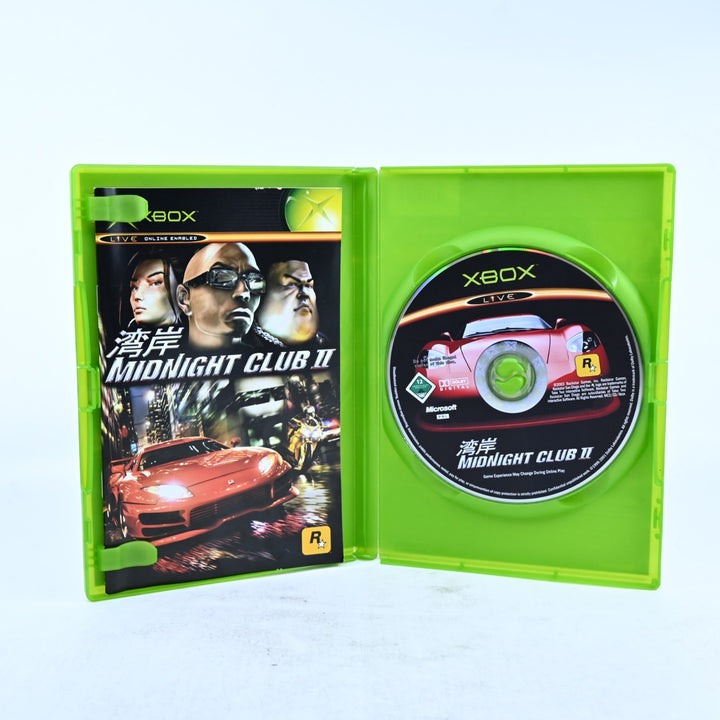 Midnight Club II - Original Xbox Game + Manual - PAL - MINT DISC!