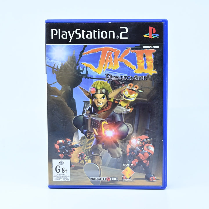 Jak II 2: Renegade - Sony Playstation 2 / PS2 Game + Manual - PAL - MINT DISC!
