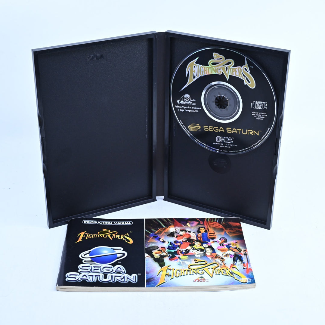Fighting Vipers - Sega Saturn Game + Manual - PAL - MINT DISC!