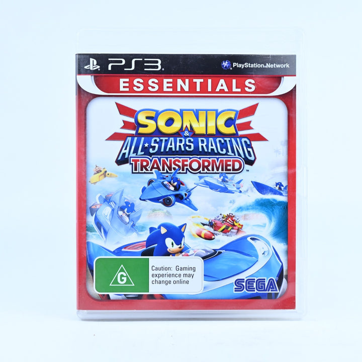 Sonic & All Stars Racing Transformed - Sony Playstation 3 / PS3 Game + Manual