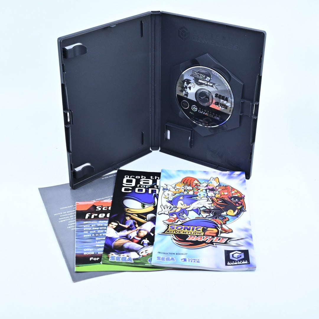 Sonic Adventure 2 Battle - Nintendo Gamecube Game + Manual - PAL - FREE POST!