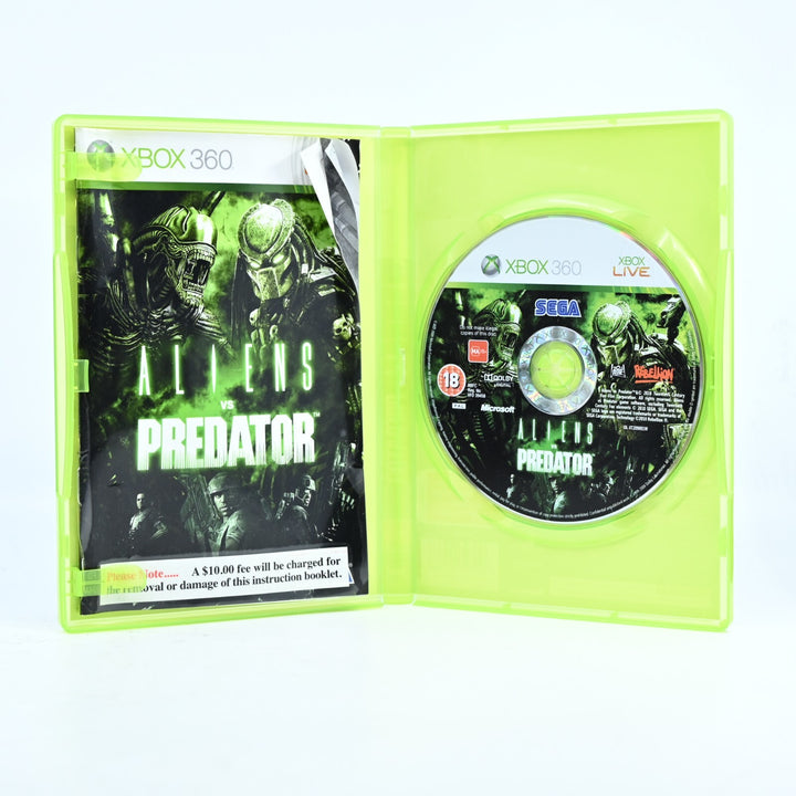 Aliens vs Predator - Xbox 360 Game + Manual - PAL
