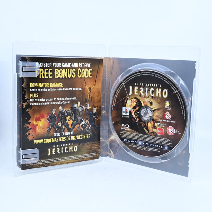 Clive Barker’s Jericho - Sony Playstation 3 / PS3 Game + Manual - FREE POST!