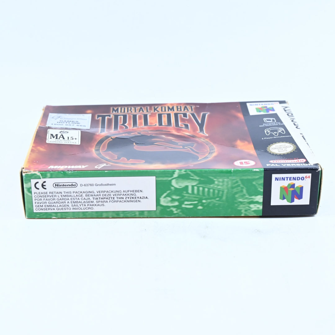 Mortal Kombat Trilogy - N64 / Nintendo 64 Boxed Game - PAL - FREE POST!