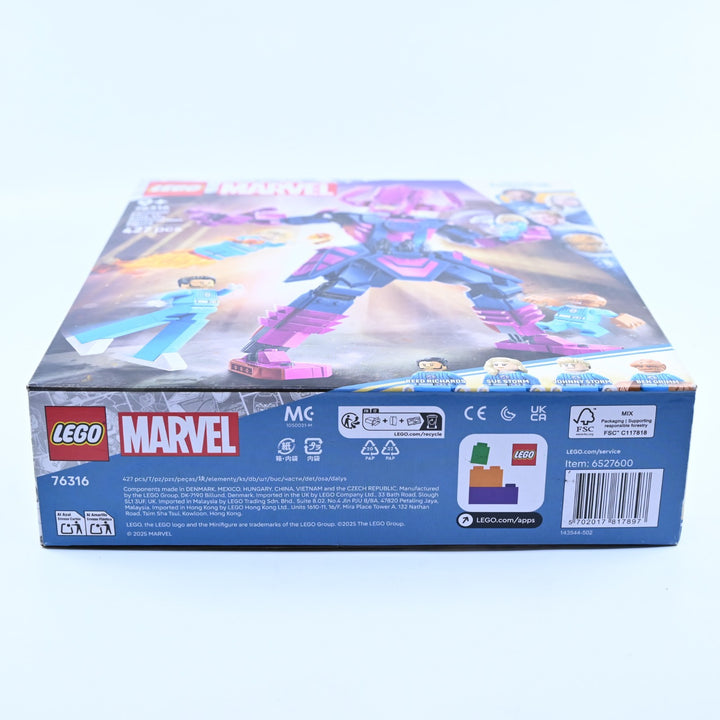 SEALED! LEGO 76316 Marvel - Fantastic Four vs Galactus Construction Figure - Toy