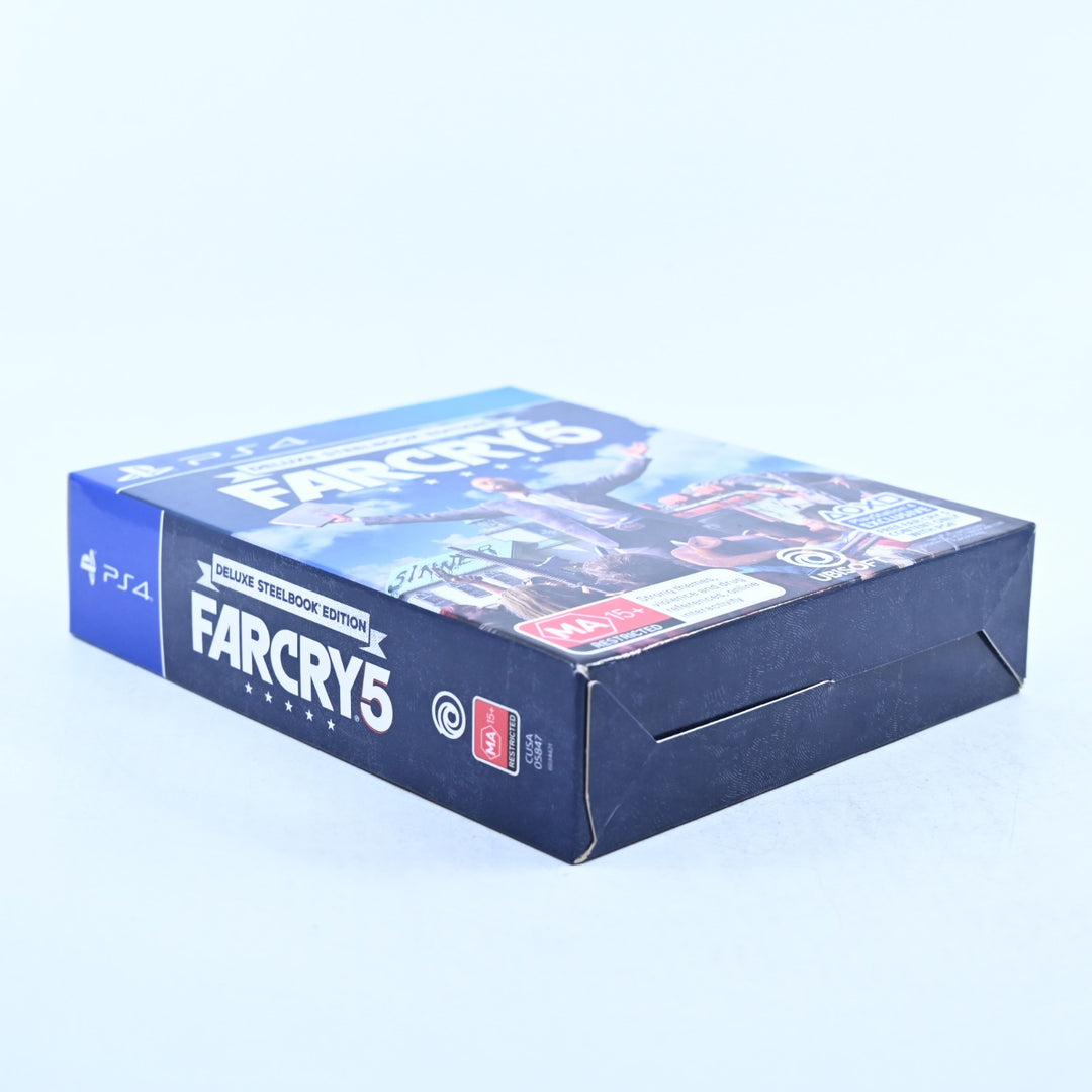 Far Cry 5 Deluxe Steelbook Edition - Sony Playstation 4 / PS4 Game - CODE UNUSED