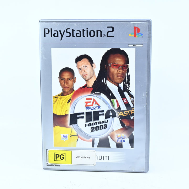 FIFA Football 2003 - Sony Playstation 2 / PS2 Game + Manual - PAL - MINT DISC!