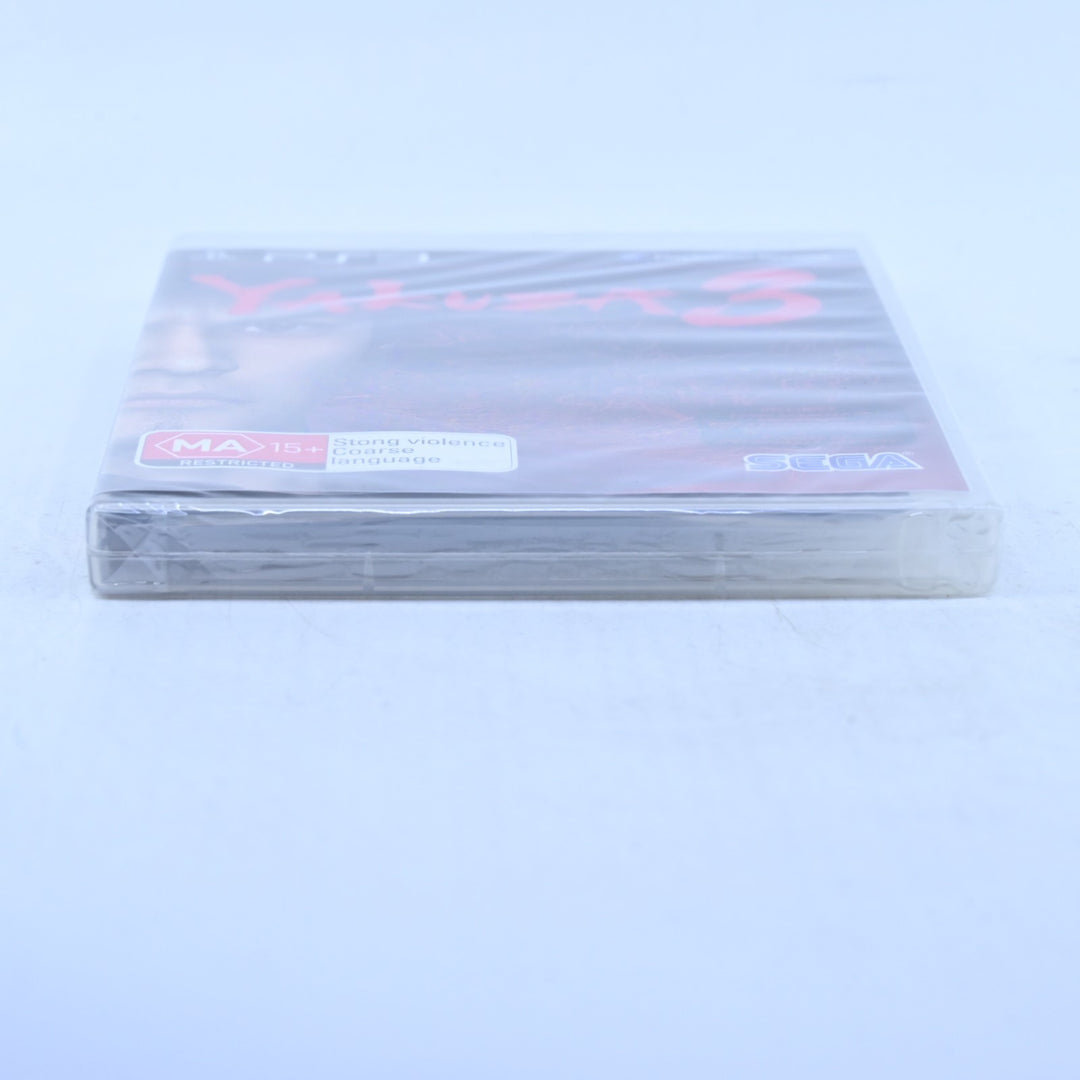 Yakuza 3 - Sony Playstation 3 / PS3 Game + Manual - SEALED!