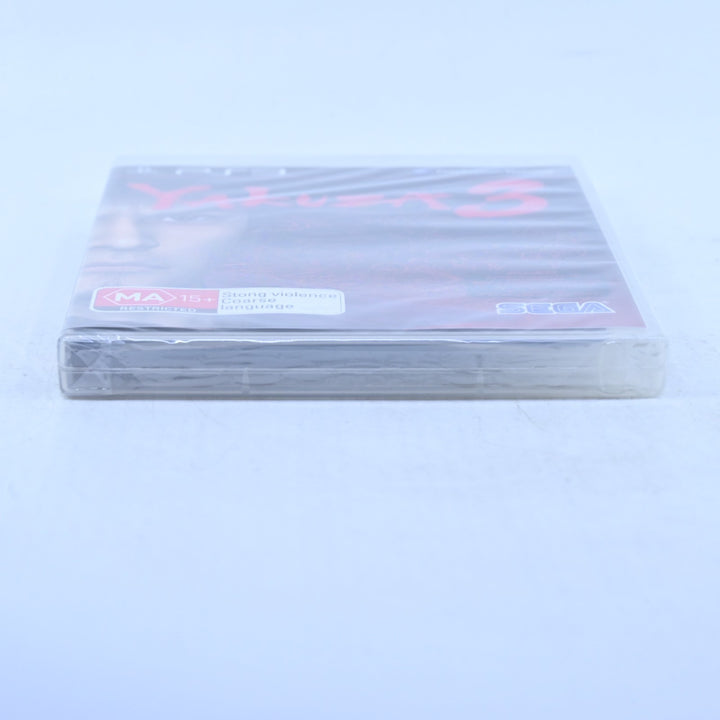 Yakuza 3 - Sony Playstation 3 / PS3 Game + Manual - SEALED!