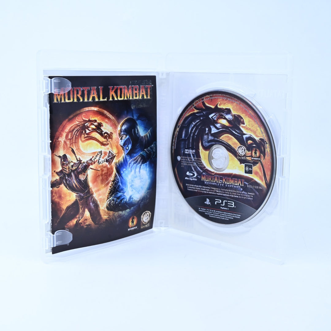 Mortal Kombat - Komplete Edition - Sony Playstation 3 / PS3 Game + Manual