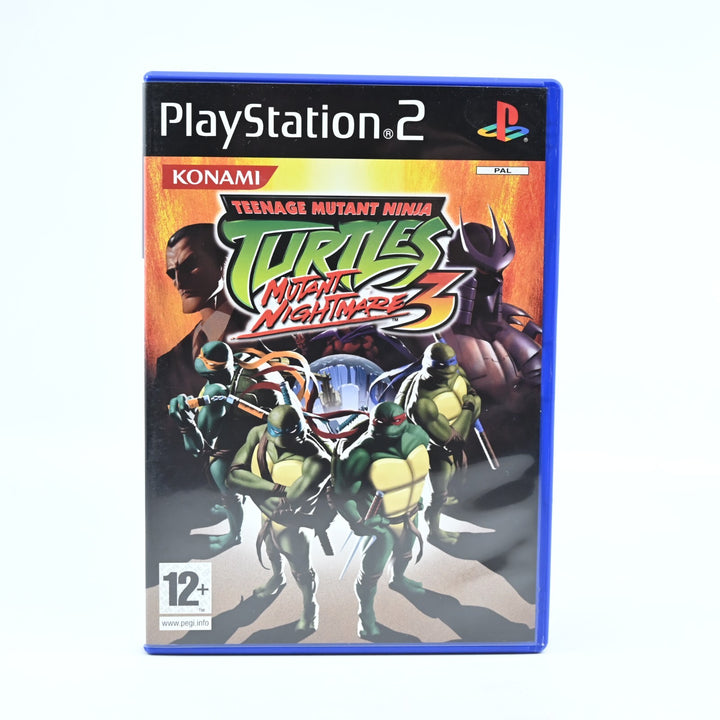 Teenage Mutant Ninja Turtles 3: Mutant Nightmare - PS2 Game + Manual