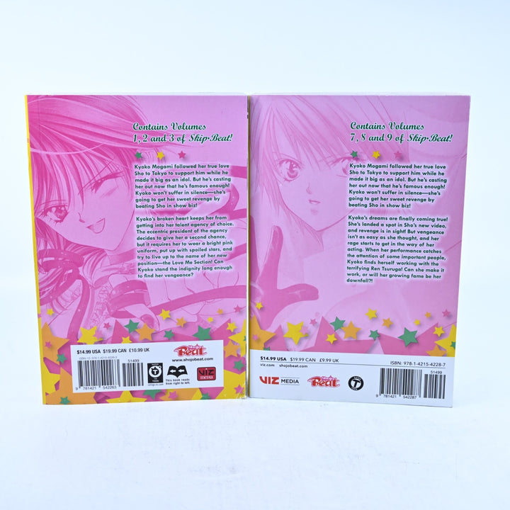 Skip Beat - Omnibus 1 & 3 - Volumes 1-3 & 7-9 - Yoshiki Nakamura - Manga Lot