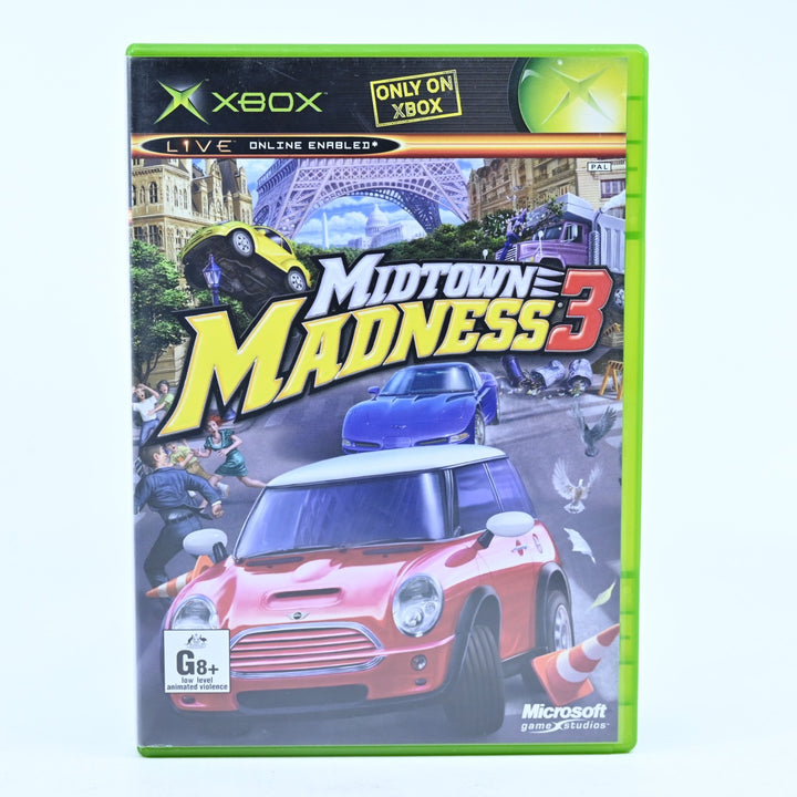 Midtown Madness 3 - Original Xbox Game - No Manual - PAL - MINT DISC!