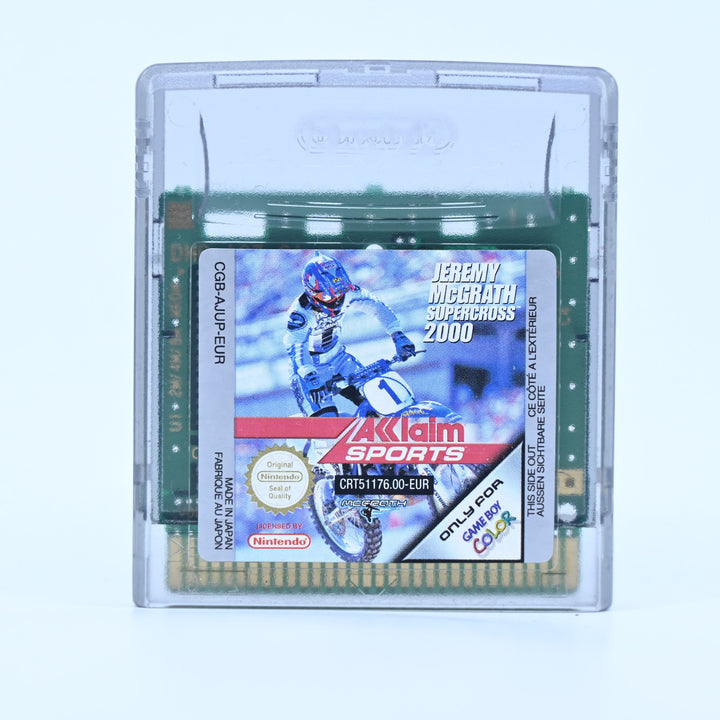 Jeremy McGrath Supercross 2000 - Nintendo Gameboy Color Game - PAL - FREE POST!
