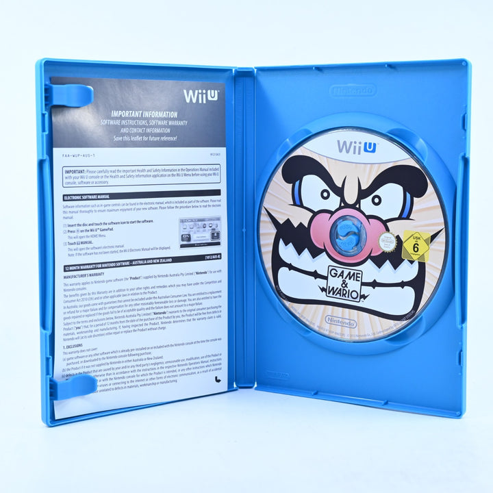 Game & Wario - Nintendo Wii U Game - PAL - FREE POST!
