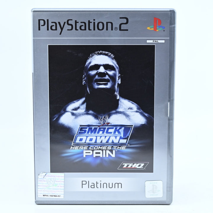 WWE Smackdown: Here Comes the Pain - Sony Playstation 2 / PS2 Game + Manual