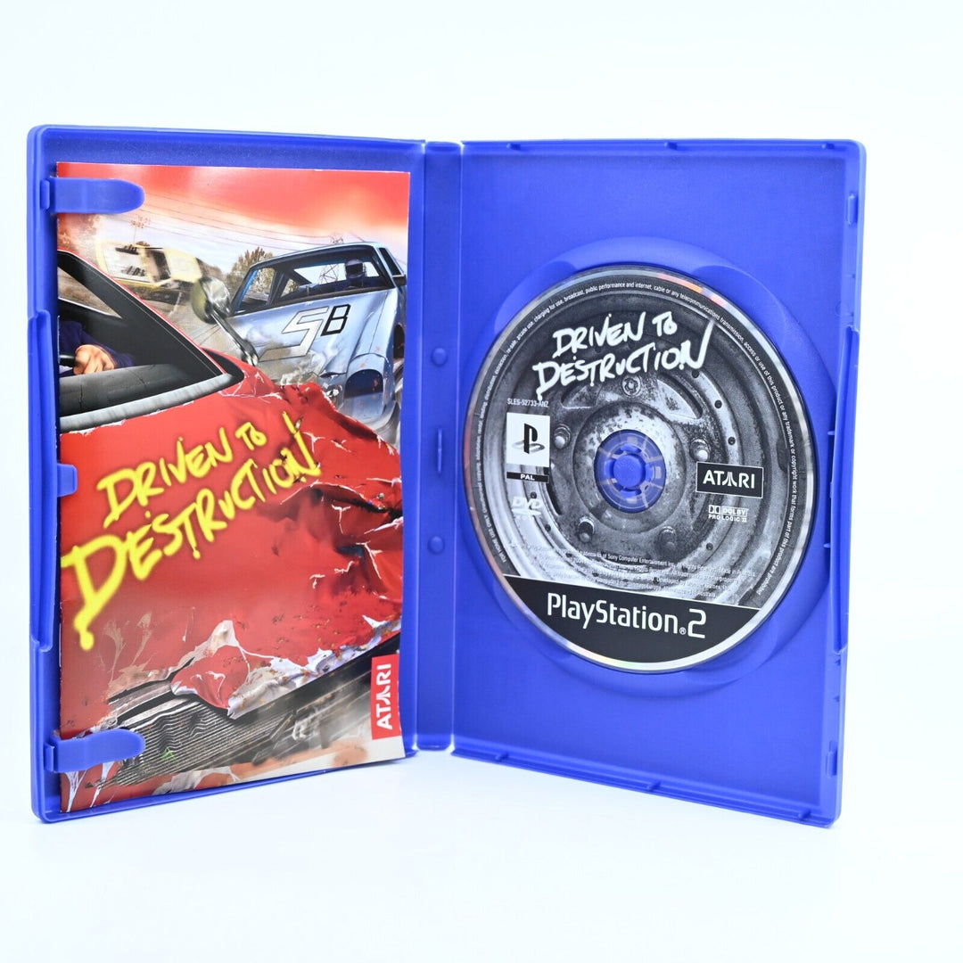 Driven to Destruction - Sony Playstation 2 / PS2 Game + Manual - PAL - MINT DISC