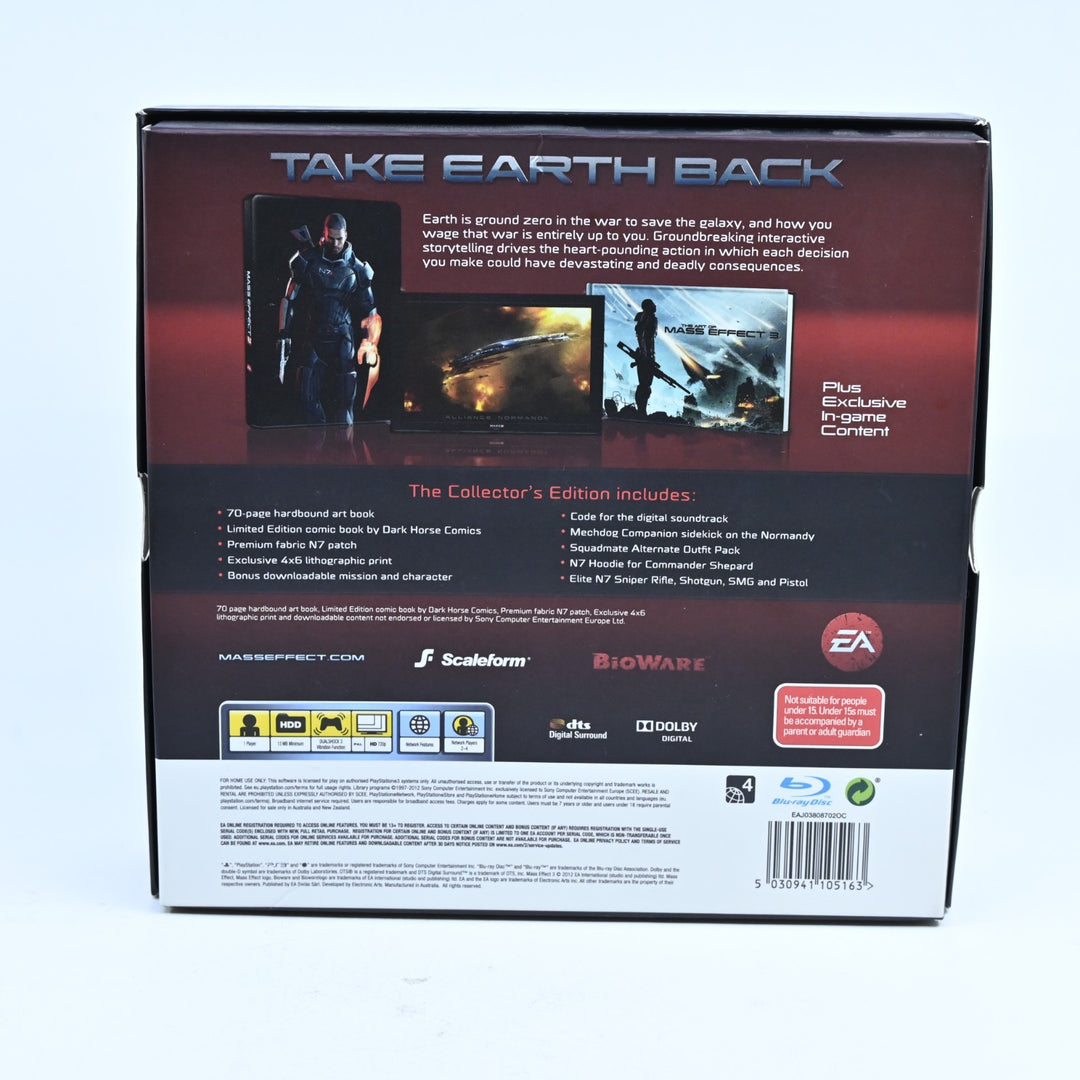 Mass Effect 3: Collector's Edition - Sony Playstation 3 / PS3 Game + Manual