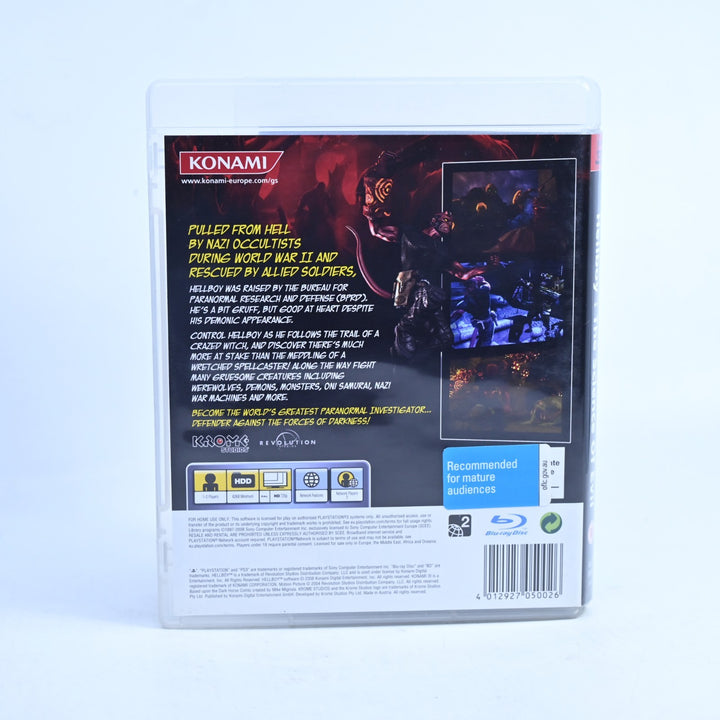 Hellboy : The Science Of Evil - Sony Playstation 3 / PS3 Game + Manual
