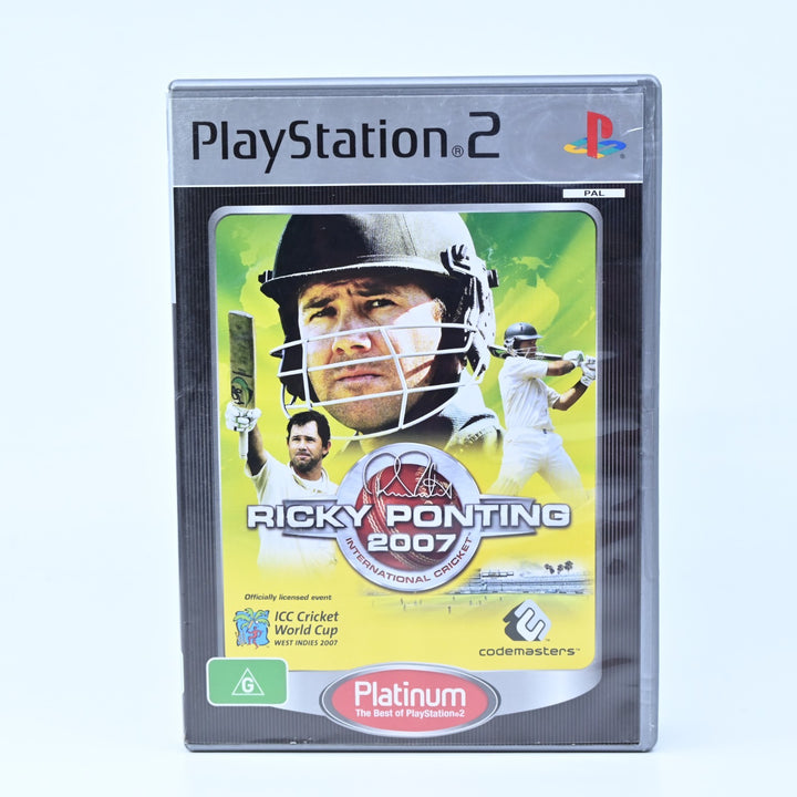 Ricky Ponting International Cricket 2007 - Sony Playstation 2/ PS2 Game + Manual